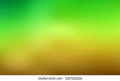 Light Green, Yellow vector colorful blur backdrop. New colored illustration in blur style with gradient. New design for your business.