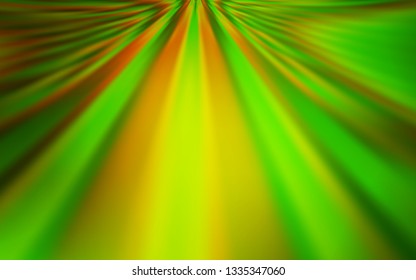 Light Green, Yellow vector colorful abstract texture. Creative illustration in halftone style with gradient. New style for your business design.
