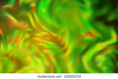 Light Green, Yellow vector colorful blur backdrop. New colored illustration in blur style with gradient. Smart design for your work.