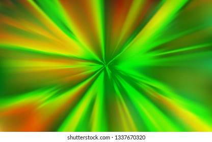 Light Green, Yellow vector colorful blur backdrop. An elegant bright illustration with gradient. New style design for your brand book.