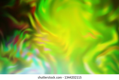 Light Green, Yellow vector colorful blur backdrop. Modern abstract illustration with gradient. New way of your design.