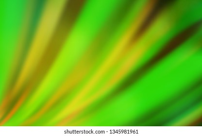 Light Green, Yellow vector colorful blur backdrop. Shining colored illustration in smart style. Smart design for your work.