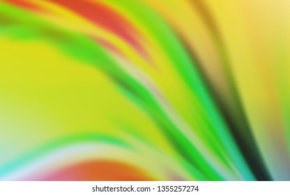 Light Green, Yellow vector colorful blur background. Modern abstract illustration with gradient. New way of your design.