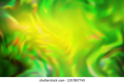 Light Green, Yellow vector colorful abstract background. A completely new colored illustration in blur style. Background for a cell phone.