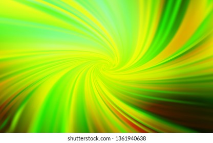 Light Green, Yellow vector colorful blur background. Glitter abstract illustration with gradient design. Elegant background for a brand book.