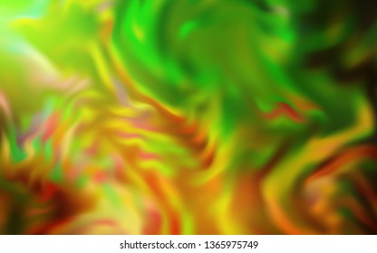 Light Green, Yellow vector colorful abstract background. Glitter abstract illustration with gradient design. New way of your design.
