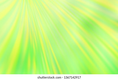Light Green, Yellow vector colorful blur backdrop. An elegant bright illustration with gradient. Completely new design for your business.