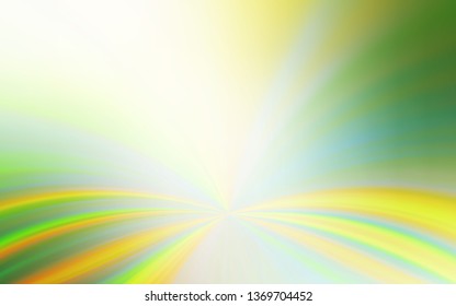 Light Green, Yellow vector colorful abstract background. New colored illustration in blur style with gradient. New style design for your brand book.