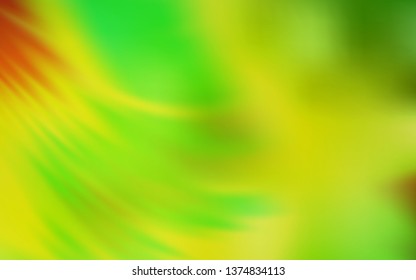 Light Green, Yellow vector colorful abstract background. Shining colored illustration in smart style. New design for your business.