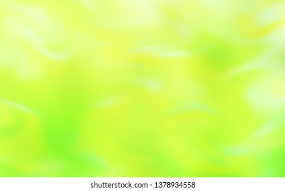 Light Green, Yellow vector colorful abstract texture. Glitter abstract illustration with gradient design. Blurred design for your web site.