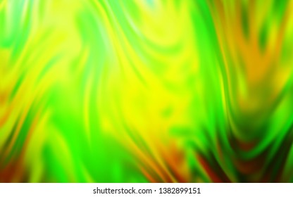 Light Green, Yellow vector colorful abstract background. Abstract colorful illustration with gradient. New way of your design.