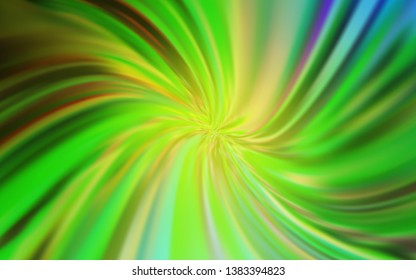 Light Green, Yellow vector colorful abstract background. A completely new colored illustration in blur style. New way of your design.