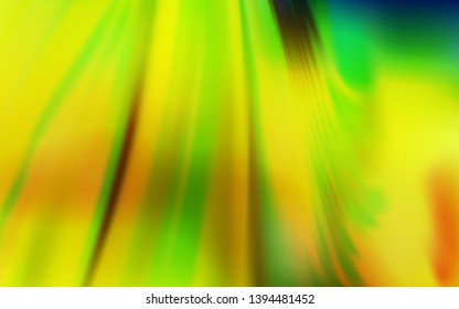 Light Green, Yellow vector colorful blur backdrop. New colored illustration in blur style with gradient. New design for your business.