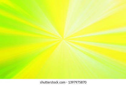 Light Green, Yellow vector colorful blur background. Colorful abstract illustration with gradient. Smart design for your work.