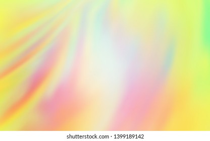 Light Green, Yellow vector colorful blur backdrop. Creative illustration in halftone style with gradient. Completely new design for your business.