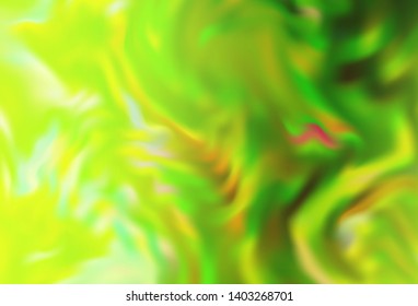 Light Green, Yellow vector colorful blur backdrop. An elegant bright illustration with gradient. New style design for your brand book.
