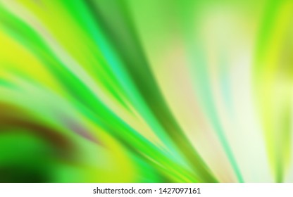Light Green, Yellow vector colorful abstract texture. An elegant bright illustration with gradient. New style design for your brand book.