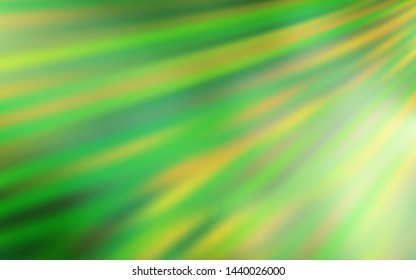 Light Green, Yellow vector colorful abstract texture. Glitter abstract illustration with gradient design. Background for designs.