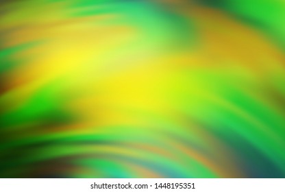Light Green, Yellow vector colorful blur background. Shining colored illustration in smart style. The best blurred design for your business.