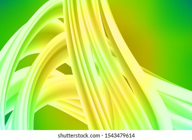 Light Green, Yellow vector colorful blur backdrop. Colorful abstract illustration with gradient. New way of your design.