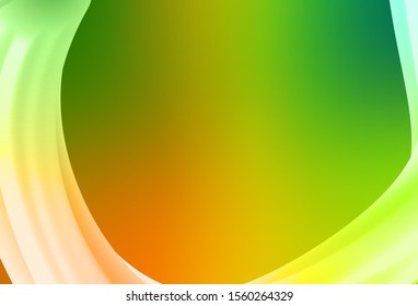 Light Green, Yellow vector colorful blur backdrop. Colorful abstract illustration with gradient. Smart design for your work.