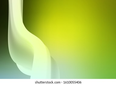 Light Green, Yellow vector colorful blur backdrop. Colorful abstract illustration with gradient. Background for designs.