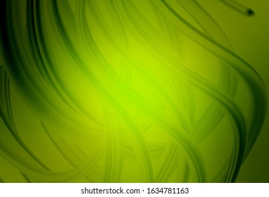 Light Green, Yellow vector colorful abstract background. An elegant bright illustration with gradient. New way of your design.