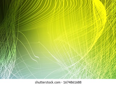 Light Green, Yellow vector colorful blur background. Colorful illustration in abstract style with gradient. Elegant background for a brand book.