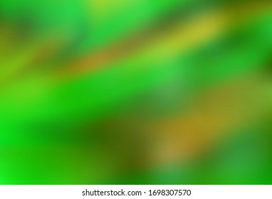 Light Green, Yellow vector colorful abstract background. New colored illustration in blur style with gradient. Background for a cell phone.