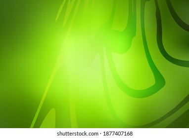 Light Green, Yellow vector colorful abstract texture. Glitter abstract illustration with gradient design. Blurred design for your web site.