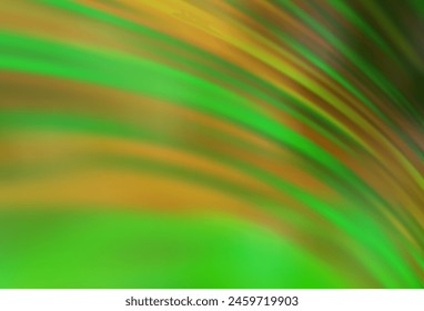 Verde claro, Vector amarillo fondo de desenfoque colorido. Ilustración abstracta del brillo con el diseño del gradiente. Fondo para un teléfono móvil.