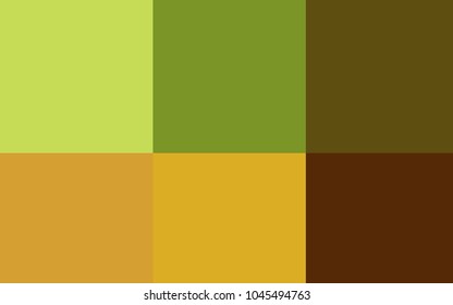 Light Green, Yellow vector cover with colorful palette. Illustration with set of spectral palette. Pattern of colors for design of ads, posters, banners.