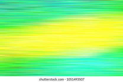 Light Green, Yellow vector cover with long lines. Modern geometrical abstract illustration with staves. Best design for your ad, poster, banner.