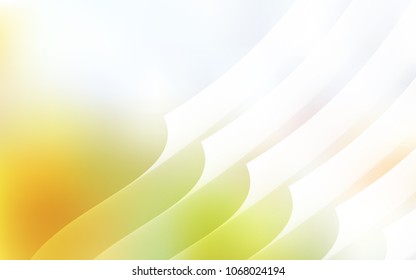 Light Green, Yellow vector cover with stright stripes. Modern geometrical abstract illustration with Lines. Pattern for your busines websites.
