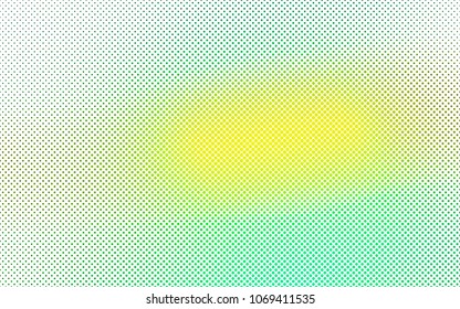 Light Green, Yellow vector  cover with spots. Abstract illustration with colored bubbles in nature style. Beautiful design for your business natural advert.