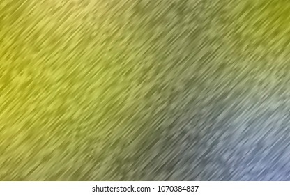 Light Green, Yellow vector cover with long lines. Shining colored illustration with narrow lines. The pattern can be used for busines ad, booklets, leaflets