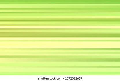Light Green, Yellow vector cover with long lines. Shining colored illustration with narrow lines. The pattern can be used for websites.