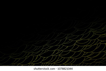 Light Green, Yellow vector  cover with spots. Abstract illustration with colored bubbles in nature style. The pattern can be used for ads, leaflets of liquid.