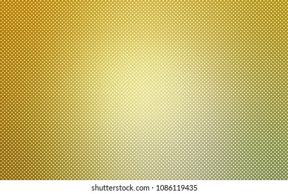 Light Green, Yellow vector cover with spots. Glitter abstract illustration with blurred drops of rain. Pattern can be used for beautiful websites.