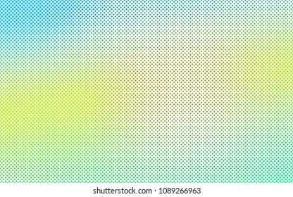 Light Green, Yellow vector  cover with spots. Blurred bubbles on abstract background with colorful gradient. The pattern can be used for beautiful websites.