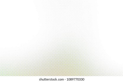 Light Green, Yellow vector  cover with spots. Abstract illustration with colored bubbles in nature style. Beautiful design for your business natural advert.