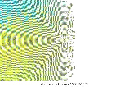 Light Green, Yellow vector cover with long lines. Glitter abstract illustration with colored sticks. Smart design for your business advert.