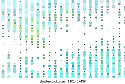 Light Green, Yellow vector  cover with spots. Modern abstract illustration with colorful water drops. The pattern can be used for beautiful websites.
