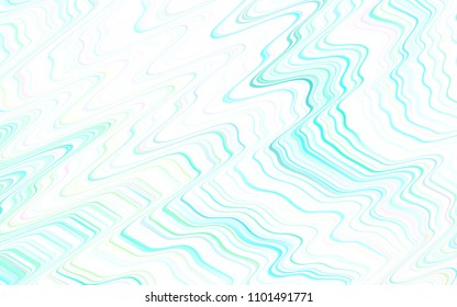 Light Green, Yellow vector cover with stright stripes. Decorative shining illustration with lines on abstract template. Best design for your ad, poster, banner.