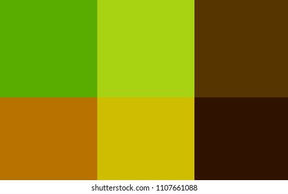 Light Green, Yellow vector cover with colorful palette. Abstract palette with samples of rainbow colors. Pattern of colors for design of ads, posters, banners.
