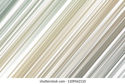 Light Green, Yellow vector cover with long lines. Glitter abstract illustration with colored sticks. Smart design for your business advert.
