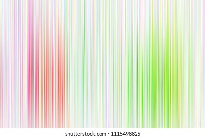 Light Green, Yellow vector cover with stright stripes. Lines on blurred abstract background with gradient. Pattern for ads, posters, banners.