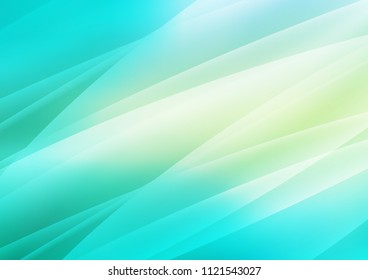 Light Green, Yellow vector cover with long lines. Shining colored illustration with narrow lines. The pattern can be used for busines ad, booklets, leaflets