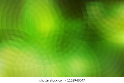 Light Green, Yellow vector cover with spots. Glitter abstract illustration with blurred drops of rain. Pattern can be used as texture of wallpapers.