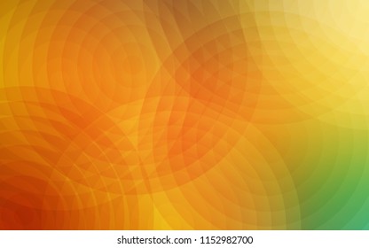 Light Green, Yellow vector cover with spots. Modern abstract illustration with colorful water drops. Pattern can be used for ads, leaflets.